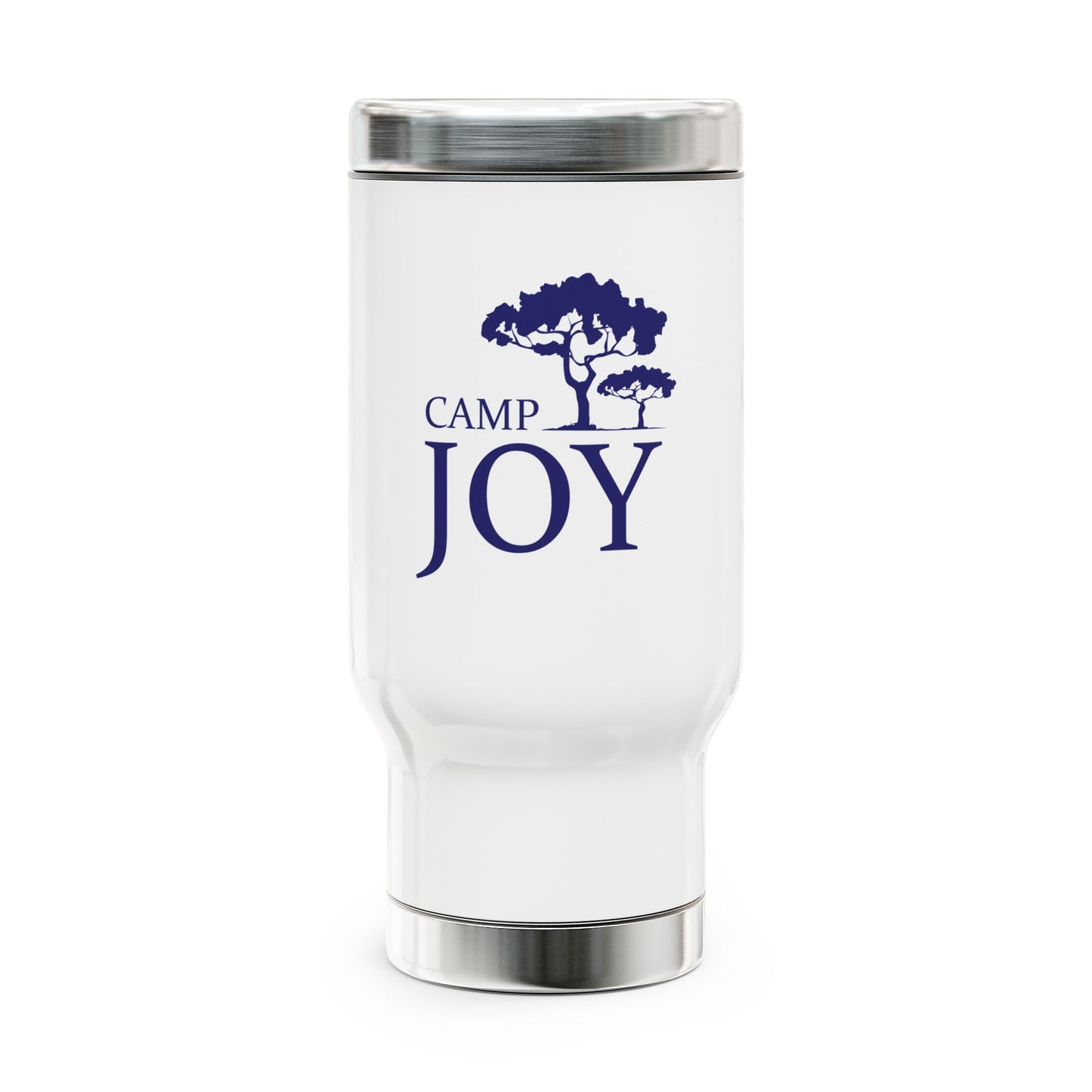 Stainless Steel Travel Mug with Handle, 14oz